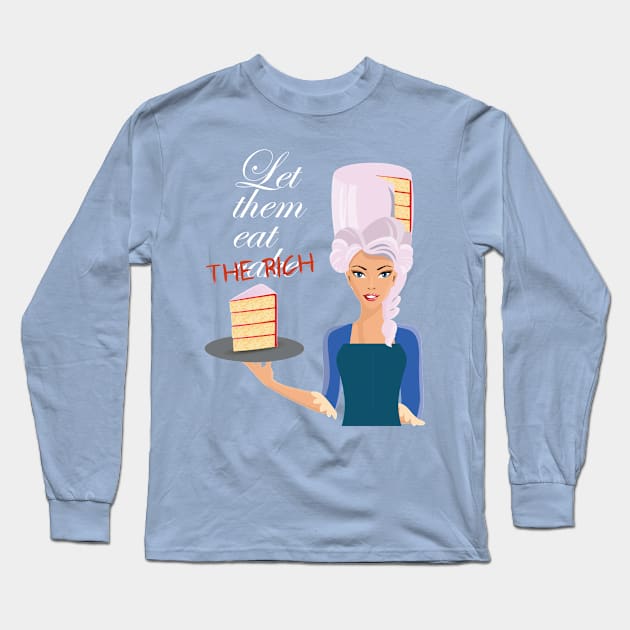 Let Them Eat Long Sleeve T-Shirt by JFCharles